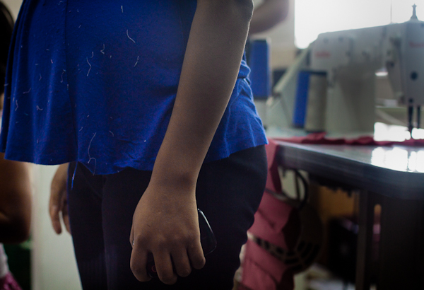 Femme enceinte sauvée par la fiscalisation du secteur textile Photo: Anali Dupré