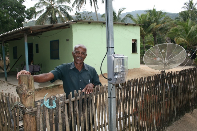 Quilombo já contou com investimentos do programa "Luz para Todos", do governo federal. (Foto: Divulgação / Ministério de Minas e Energia )