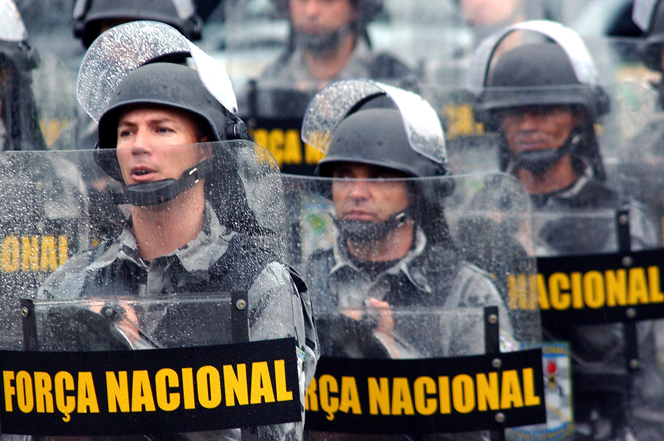 Força Nacional Foto: Fabio Pozzebom/ABr