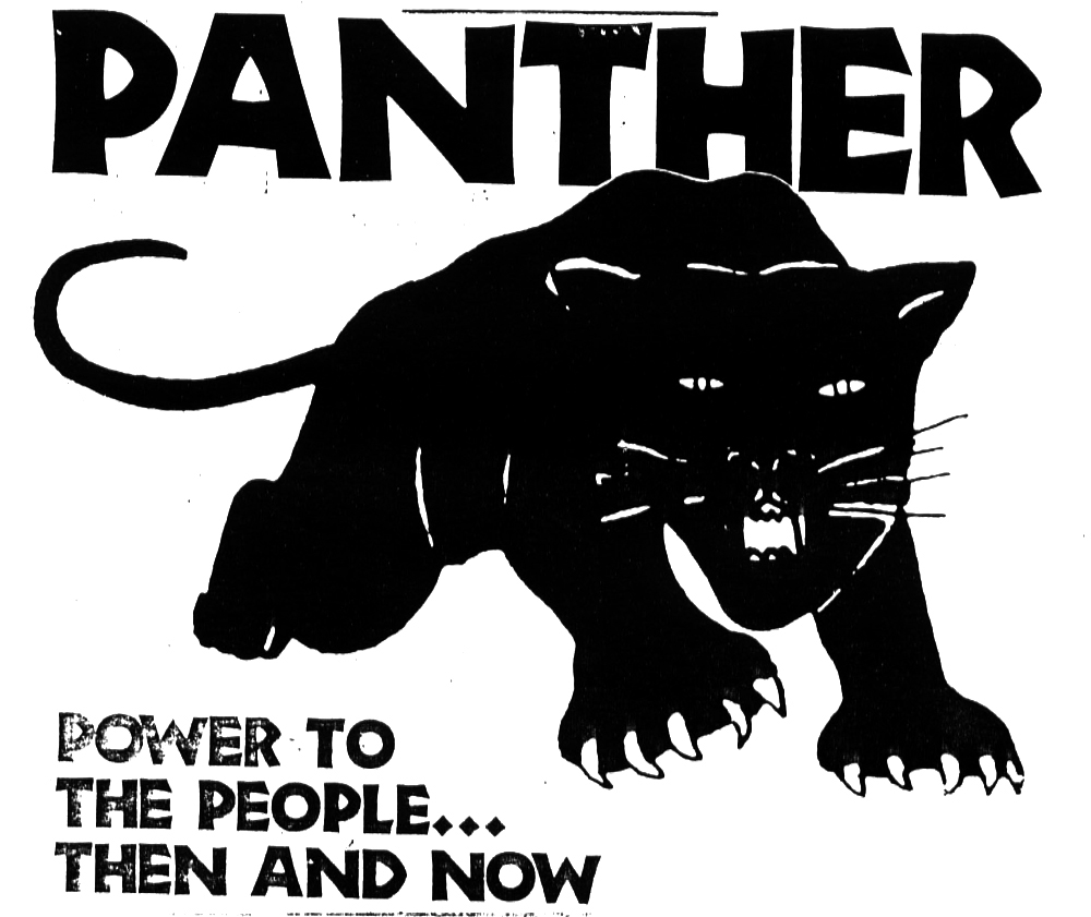 Cartaz da época ilustra o lema do Partido dos Panteras Negras: "Todo o poder ao povo" (Imagem: Emory Douglas)