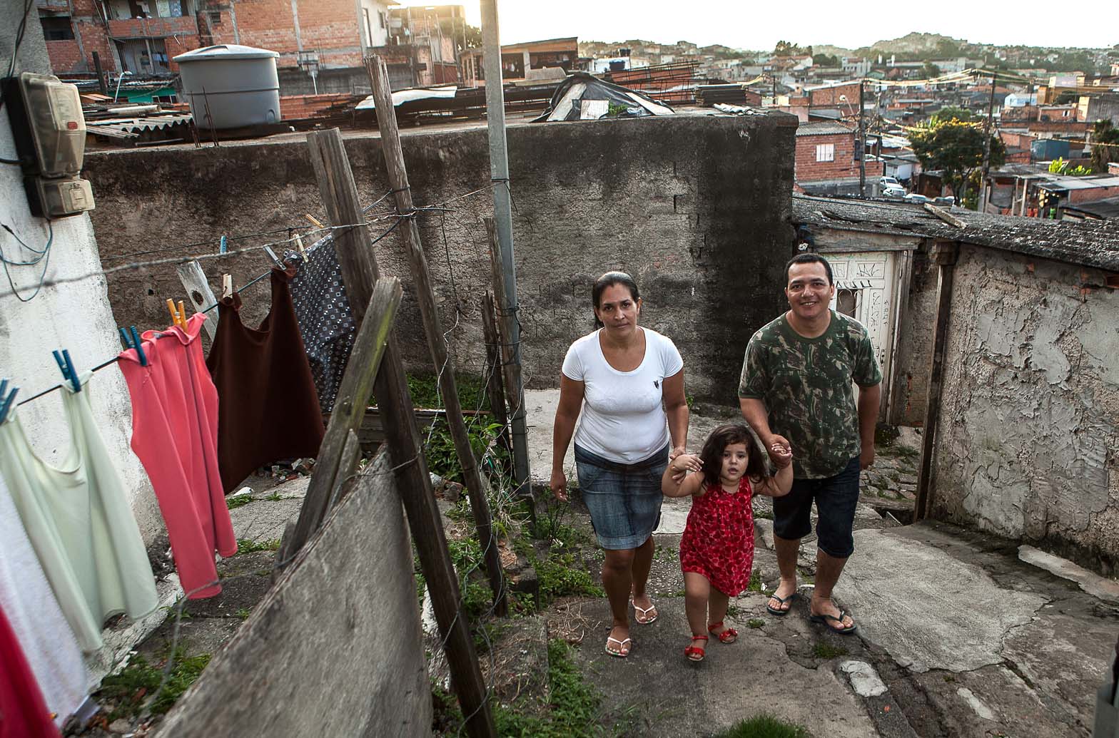 Isabela – filha de Francisco e Marta – ainda não conheceu sua avó, que vive no Maranhão. Foto: Lilo Clareto/Repórter Brasil