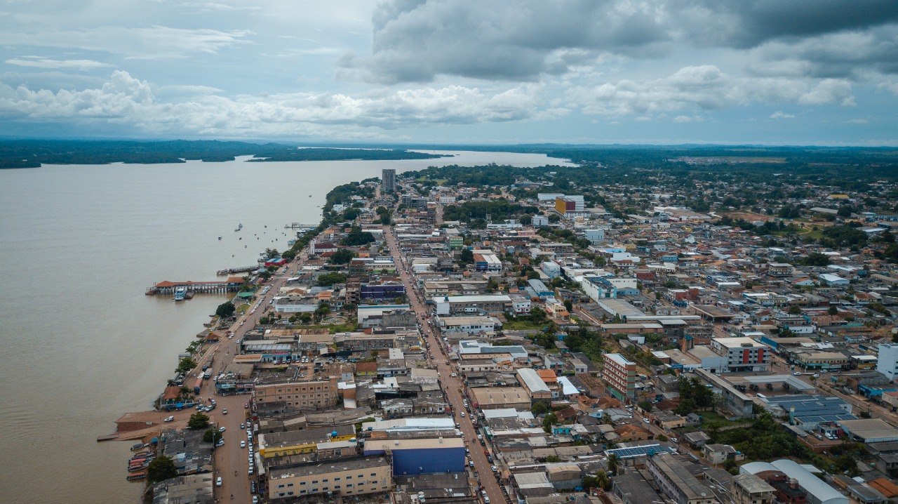 Foto aérea cidade de Itaituba Pará - Crédito Marcos Weiske / Repórter Brasil