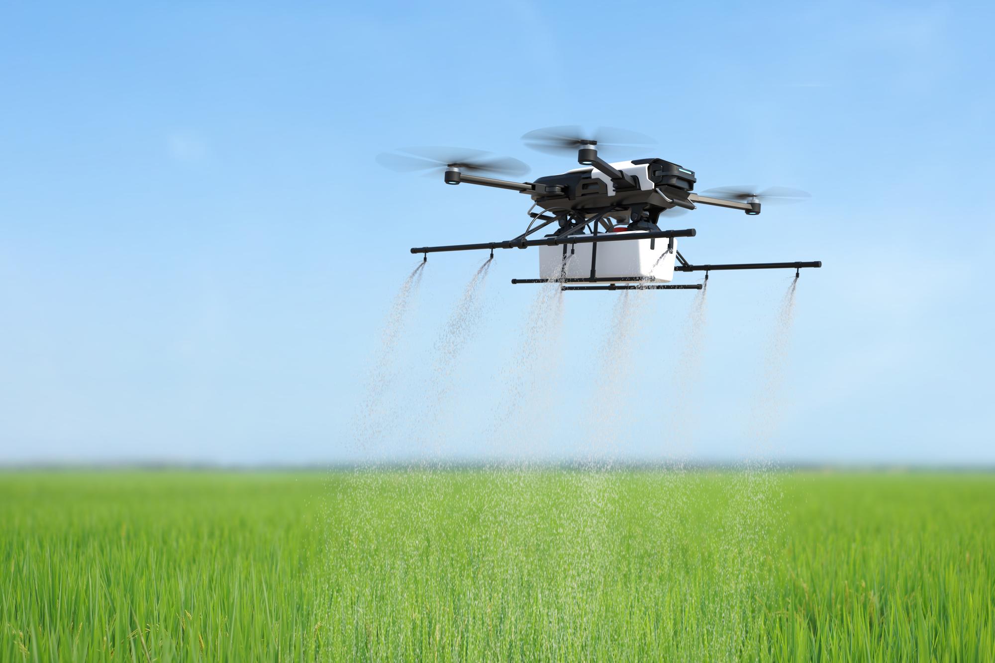 O uso de drones para aplicação de agrotóxicos é proibido no estado desde 2019 (Foto: Freepik)