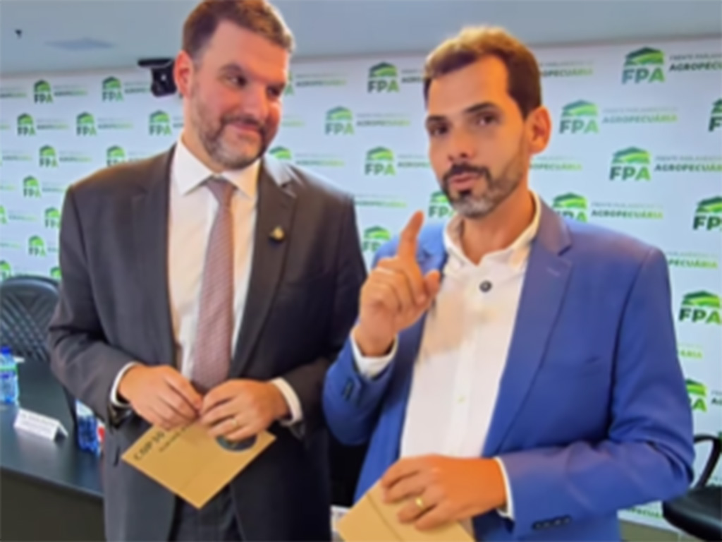 O presidente da FPA, Pedro Lupion (PP-PR), está entre os parlamentares que gravaram vídeos chamando para a “COP do Agro” (Foto: reprodução/Instagram)