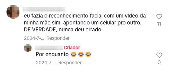 Adolescentes trocam dicas sobre como burlar ferramentas de reconhecimento facial em apps de entrega (Imagem: Reprodução / Redes Sociais)