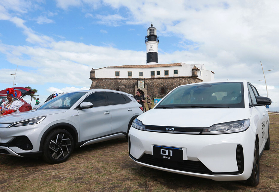 Fábrica da BYD em Camaçari, na Bahia, será a maior fora da China (Foto: Feijão Almeida/Governo da Bahia)