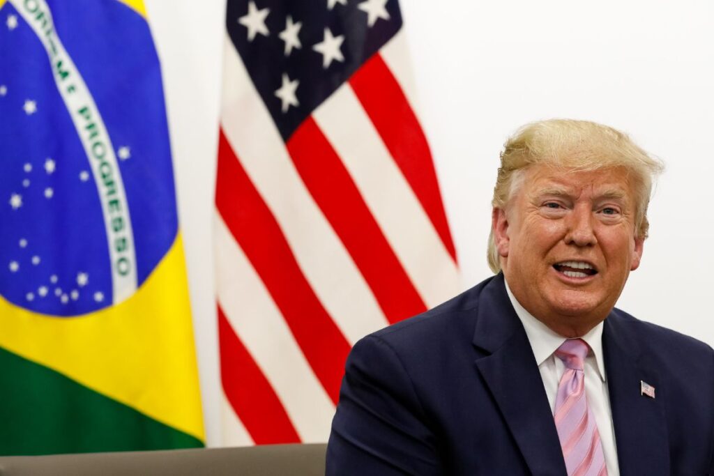 JBS foi a maior doadora do evento de posse do presidente dos EUA Donald Trump (Foto: Alan Santos /PR)