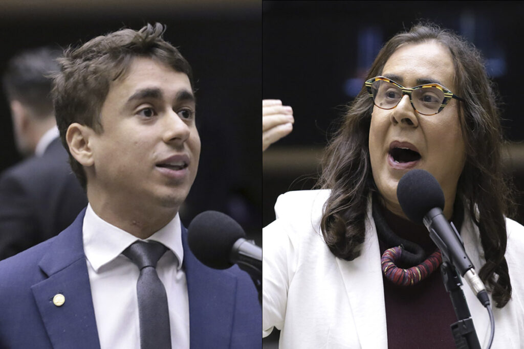 Deputado federal Nikolas Ferreira (PL-MG) protocolou denúncia na PF contra deputada Duda Salabert (PDT-MG) baseado em dados repassados por grupo investigado por fraudes em licenciamento ambiental; deputada se opõe a atividade minerária na Serra do Curral, em Belo Horizonte (Foto: Kayo Magalhões /Câmara dos Deputados)