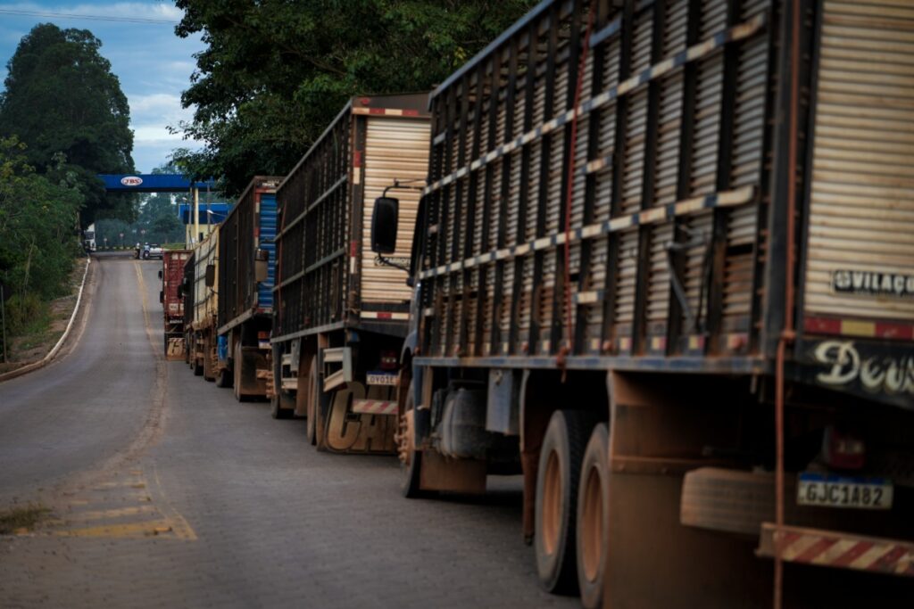 Only cattle ranchers who transfer animals directly from their farms to slaughterhouses are 100% monitored by meatpacking plants. Producers involved in earlier stages of cattle raising escape monitoring (Photo: Fernando Martinho/Repórter Brasil)