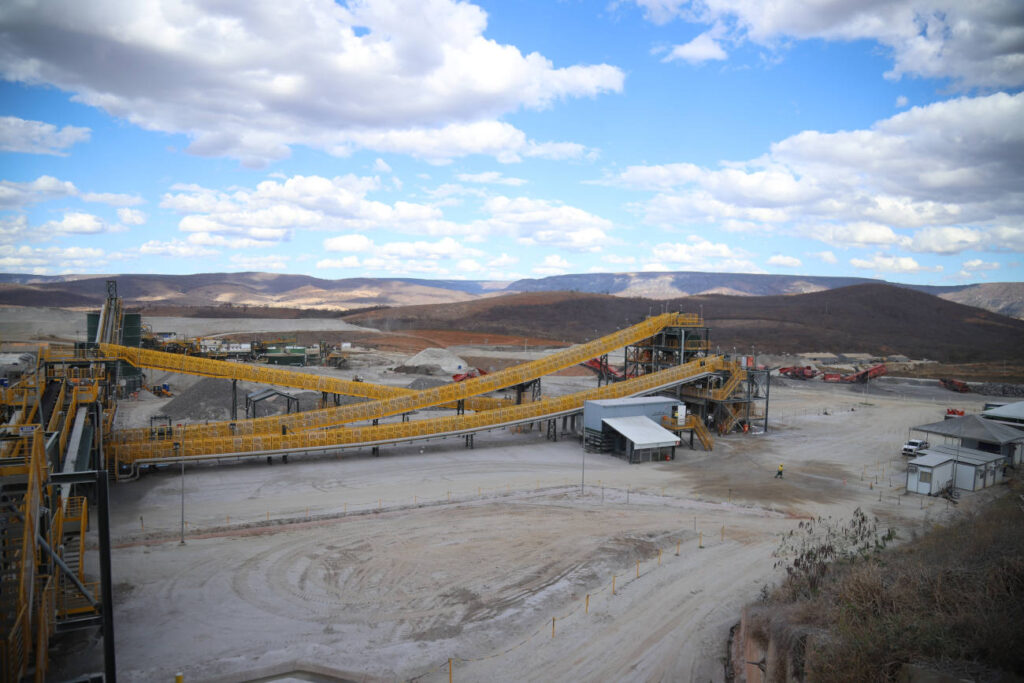Planta de processamento de lítio da Sigma Lithium no Vale do Jequitinhonha (Foto: Divulgação/Ana Torres/Governo de MG)
