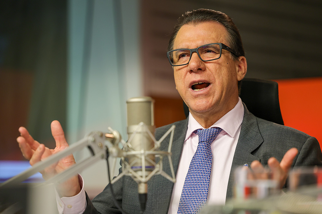 Brasília (DF) 25/09/2025 - O ministro do Trabalho, Luiz Marinho, participa do programa Bom Dia, Ministro. Foto: Fabio Rodrigues-Pozzebom/ Agência Brasil