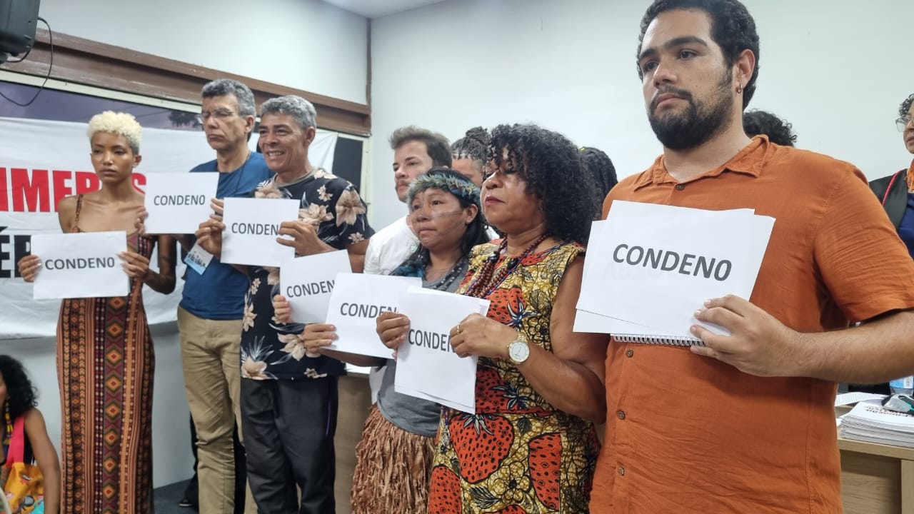 Tribunal 'condenou' simbolicamente as mineradoras Vale, Hydro e Bel Sun, além do estado do Pará, por violações ligadas a atividades de mineração (Foto: Isabel Harari/Repórter Brasil)