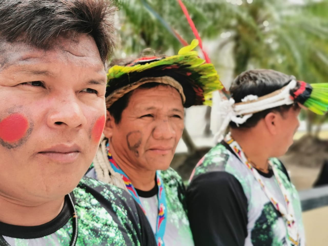 Abertura do Tribunal dos Povos contra o Ecogenocídio, articulado pela COP do Povo em Belém, durante a COP30 (Foto: Fernando Martinho/Repórter Brasil)
