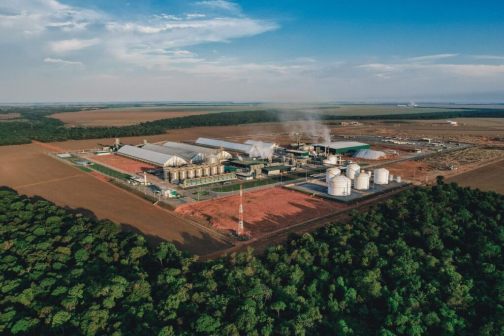 FS plant in Sorriso, in the state of Mato Grosso. The company obtained R$ 500 million in financing from the BNDES via the Climate Fund to build a new corn ethanol plant (Photo: FS)