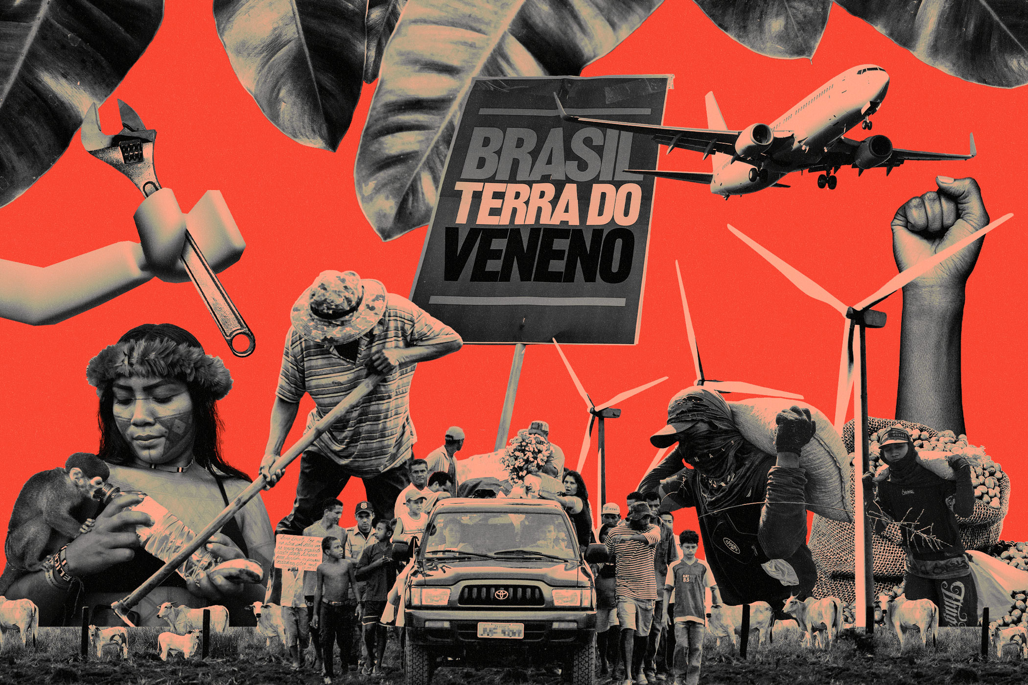 Confira a cobertura da Repórter Brasil em 2025 (Ilustração: Rodrigo Bento/Repórter Brasil)