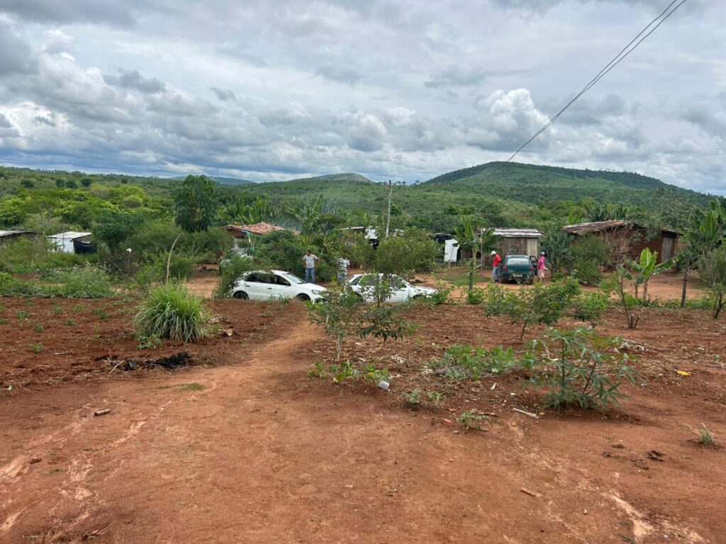 Pertencente ao Mosteiro de Jequitibá da ordem cisterciense, Fazenda Tabatinga está ocupada pelo MST desde 2021 (Foto: Divulgação/MST)