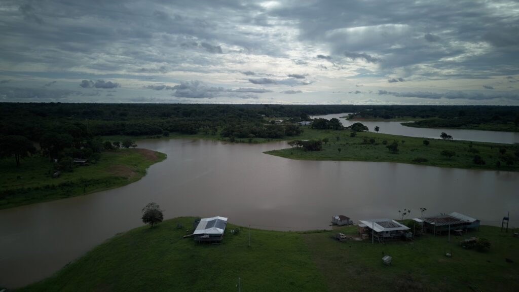 Brazil Potash’s future mine will be built about 2 km from Soares village, in the Soares and Urucurituba Indigenous Territory, home to the Mura people and currently in the early stages of demarcation (Photo: Mariana Greif/Repórter Brasil)