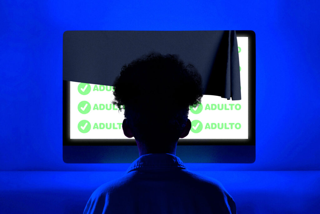 Como o ECA Digital pode proteger crianças do trabalho online (Ilustração: Rodrigo Bento/Repórter Brasil)