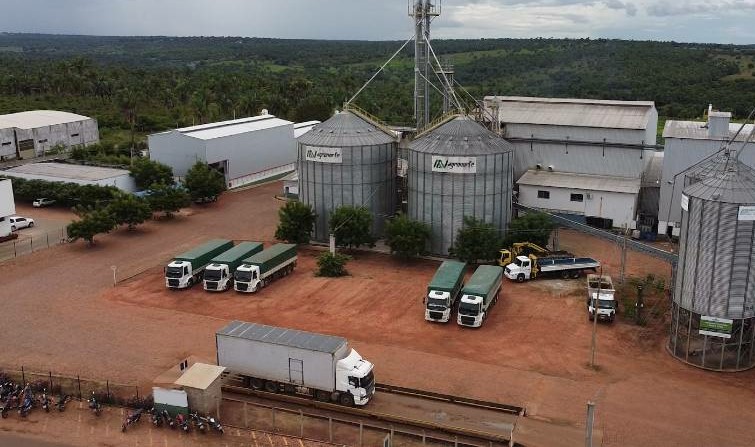 Fábrica de rações da Agronorte em Tocantinópolis/TO (Foto: Divulgação/Agronorte)