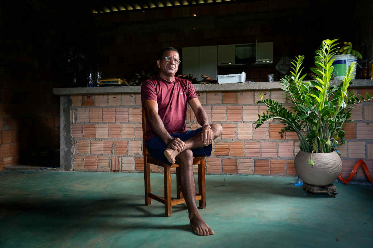 Maurílio Soares foi uma das principais lideranças do MST no Pará e atualmente preside a associação das vítimas do Massacre de Eldorado do Carajás (Foto: Fernando Martinho/Repórter Brasil)