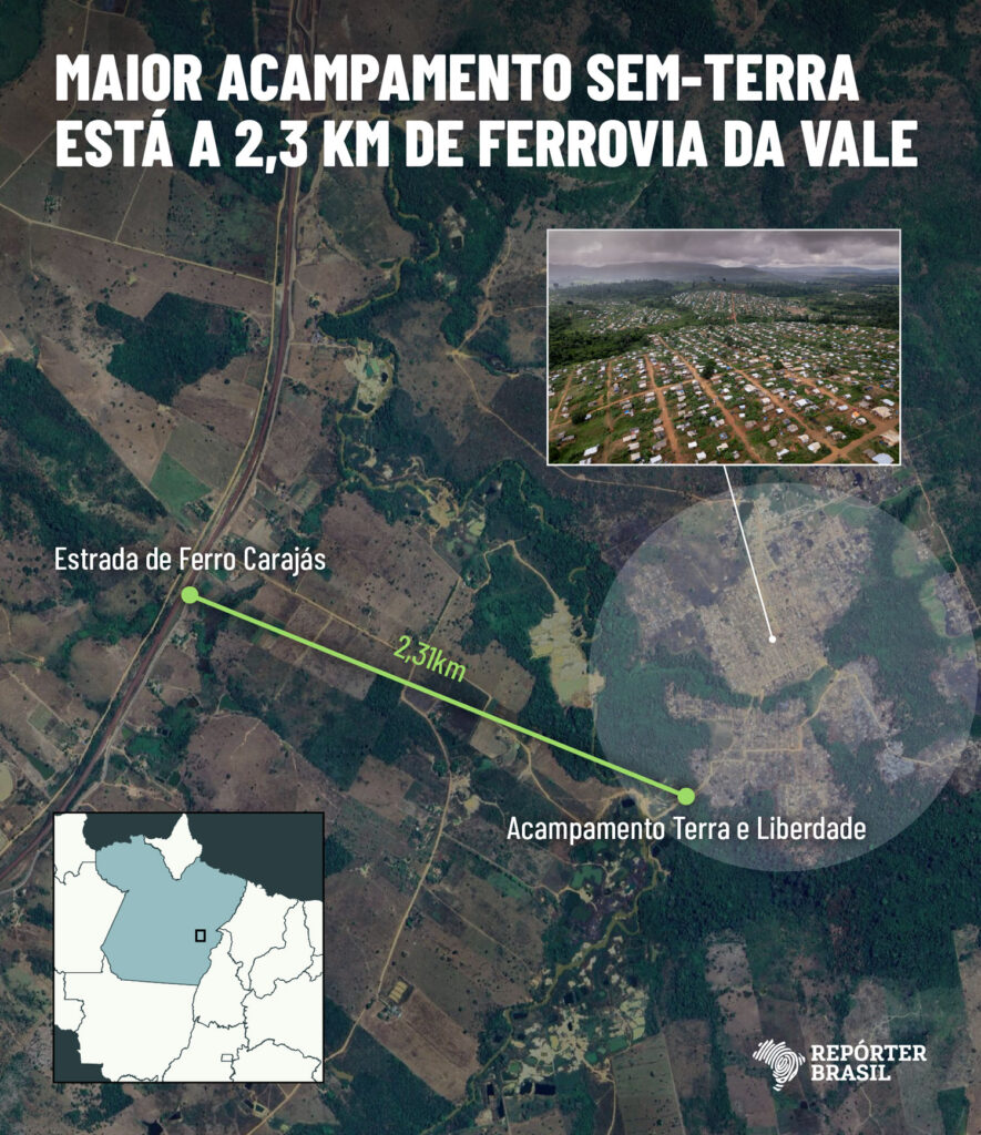 Mapa: Rodrigo Bento/ Repórter Brasil