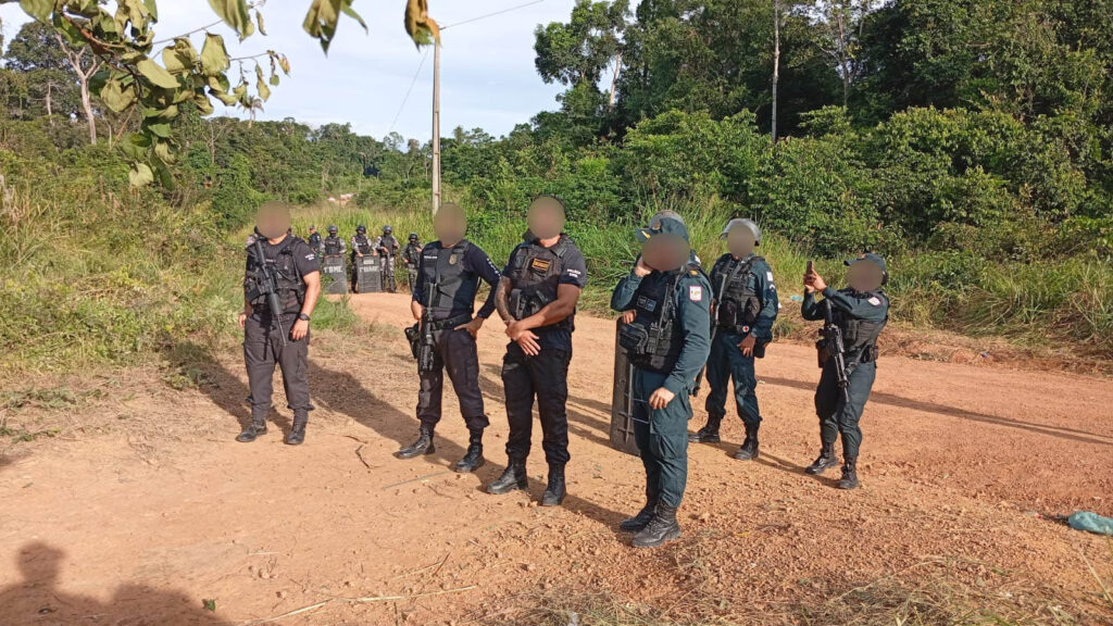Entidades afirmam que Polícia Militar do Pará teria bloqueado a entrada de água, alimentos e atendimento médico em nova ocupação no sudeste do estado (Foto: Divulgação/MST-PA)