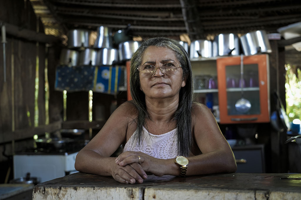 Marabá, Pará, Brasil 07-04-2026 Retrato da agricultora Marilda Araújo de Lima na Ocupação Landy, ocupação rural no município de São João do Araguaia, região de Marabá. Ocupação da Fazenda Landy, uma área de terra pública estadual em São João do Araguaia, que aguarda decisão judicial para destinação para reforma agrária. Fotos: Fernando Martinho.