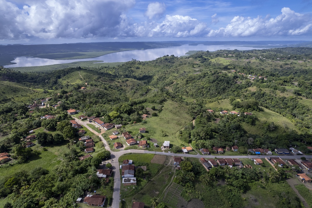 Quilombo Guaíba, uma das 18 comunidades tradicionais do vale e bacia do rio Iguape, onde a Acelen tem empreendimentos (Foto: Fernando Martinho/Repórter Brasil)