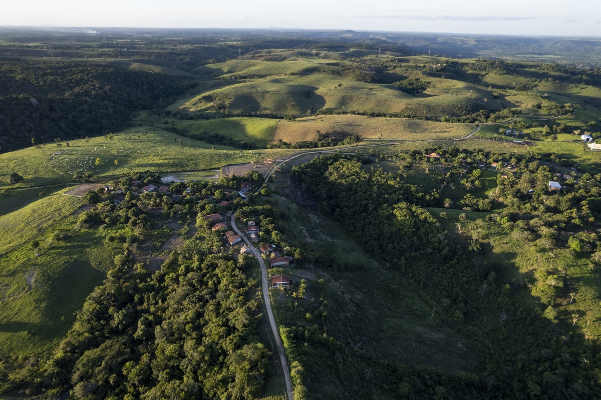 Quilombo Imbiara de Cima, uma das 18 comunidades tradicionais do vale e bacia do rio Iguape, onde a Acelen tem empreendimentos (Foto: Fernando Martinho/Repórter Brasil)