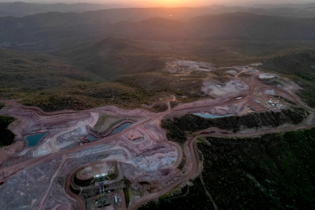 SÓ PODE USAR ESSA FOTO NA MATÉRIA EM PARCERIA COM A AP Única produtora comercial de terras raras do Brasil, Serra Verde foi comprada pela USA Rare Earth, empresa que tem o governo norte-americano como sócio minoritário (Foto: Eraldo Peres/AP Photo/28.07.2025)