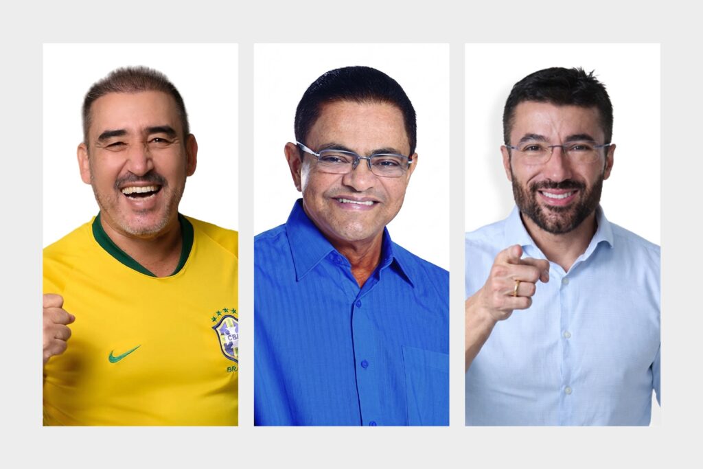 Dr. Wanderley, Miguelito e Zé Lopes (da esq. para dir.), candidatos nas eleições deste ano, já integraram a Lista Suja do trabalho escravo (Foto: Reprodução)